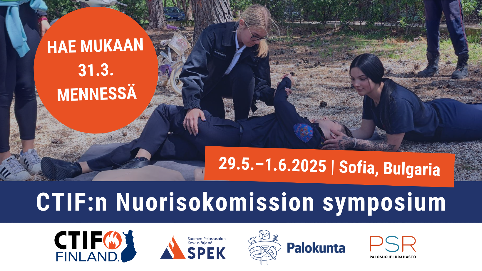 CTIF:n nuorisokomission symposium 29.5.-1.6.2025 Bulgariassa