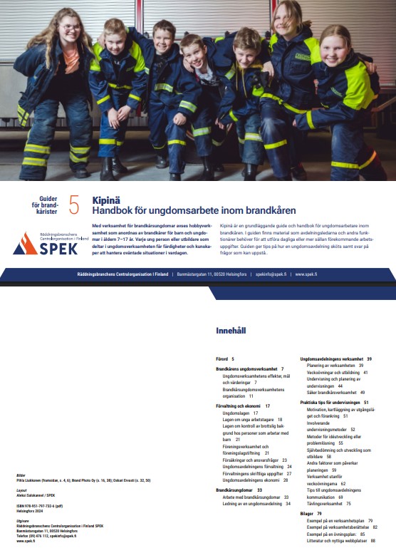 Kipinä: Handbok för ungdomsarbete inom brandkåren