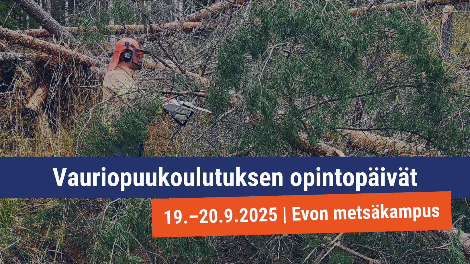 Vauriopuukoulutuksen opintopäivät 19.-20.9.2025 Evolla